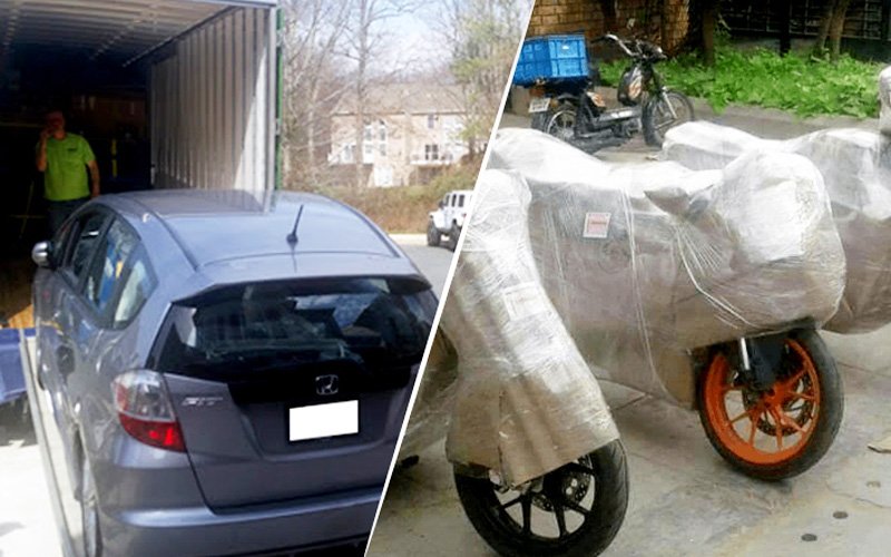 Secure car and bike transportation services in India by professional packers and movers using specialized carriers and GPS tracking